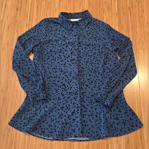 NWOT Susan Gaver Patterned Top